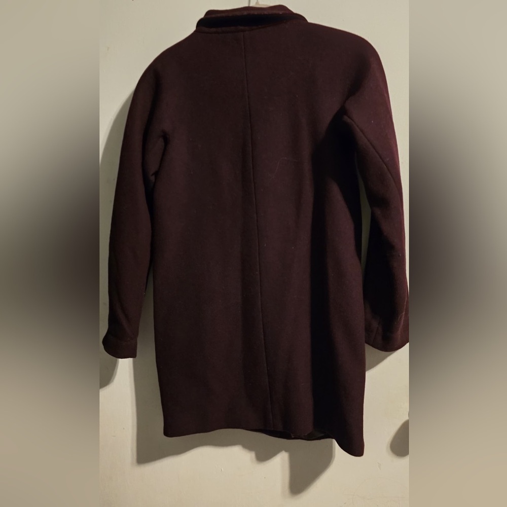 Vince Camuto Dark Red Trench Coat - Picture 4 of 16